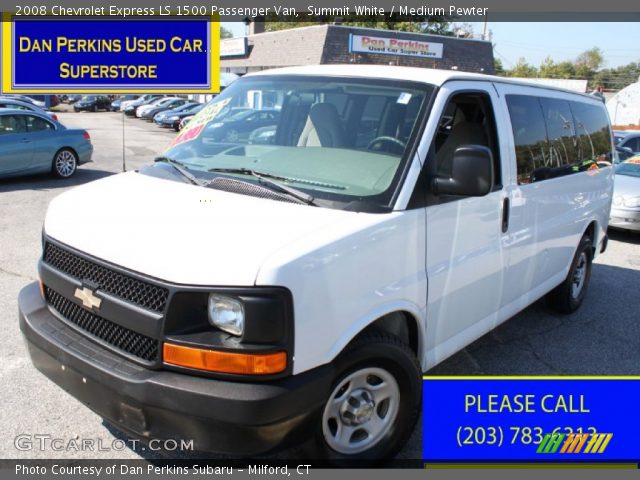 2008 Chevrolet Express LS 1500 Passenger Van in Summit White