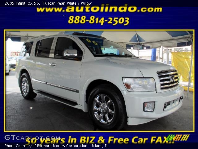2005 Infiniti QX 56 in Tuscan Pearl White