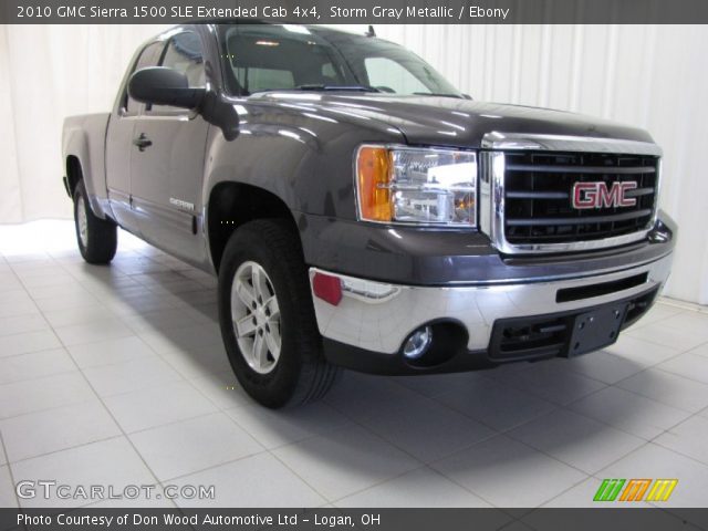 2010 GMC Sierra 1500 SLE Extended Cab 4x4 in Storm Gray Metallic