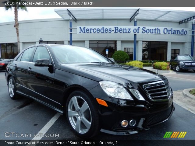 2010 Mercedes-Benz E 350 Sedan in Black