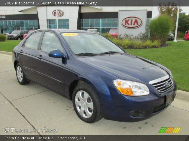 2007 Kia Spectra EX Sedan in Deep Ocean Blue