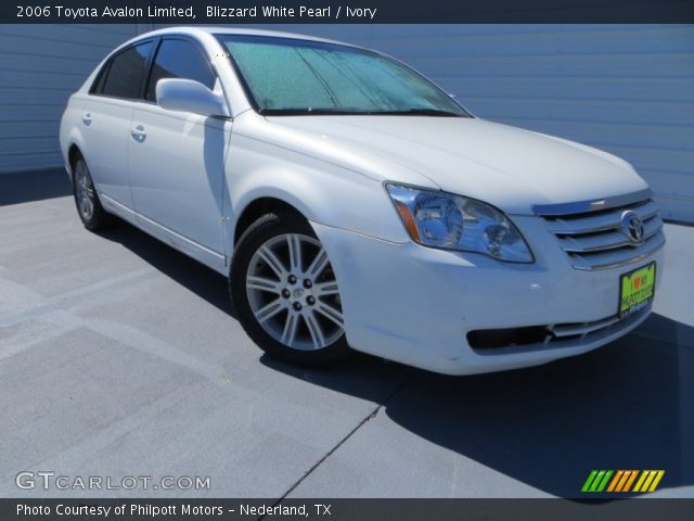 2006 Toyota Avalon Limited in Blizzard White Pearl