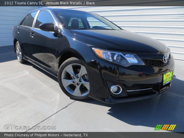 2012 Toyota Camry SE in Attitude Black Metallic