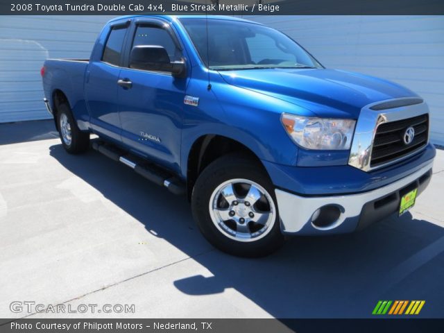 2008 Toyota Tundra Double Cab 4x4 in Blue Streak Metallic