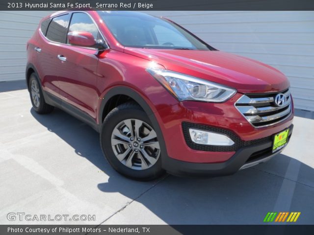 2013 Hyundai Santa Fe Sport in Serrano Red