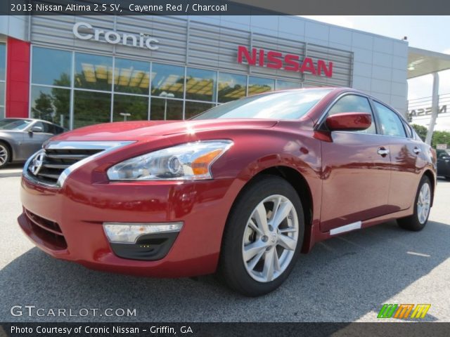 2013 Nissan Altima 2.5 SV in Cayenne Red