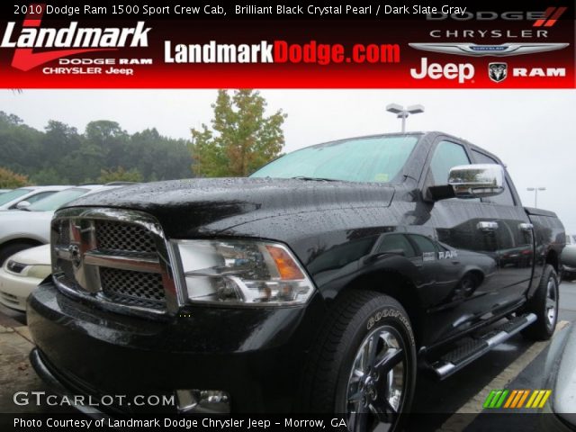 2010 Dodge Ram 1500 Sport Crew Cab in Brilliant Black Crystal Pearl