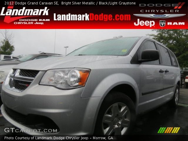 2012 Dodge Grand Caravan SE in Bright Silver Metallic