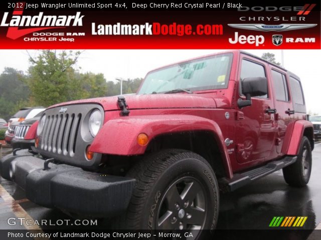 2012 Jeep Wrangler Unlimited Sport 4x4 in Deep Cherry Red Crystal Pearl
