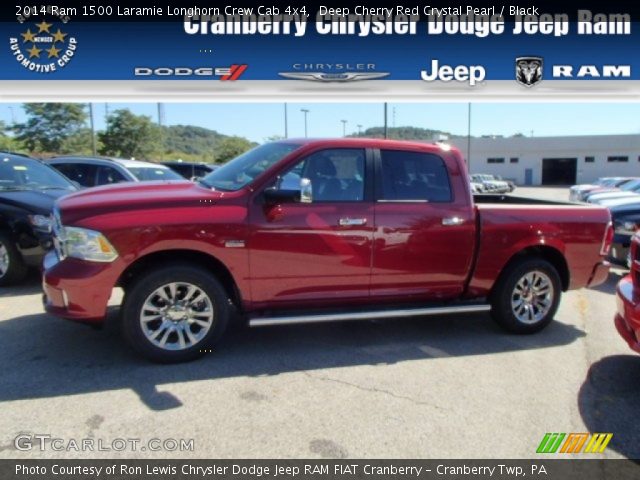 2014 Ram 1500 Laramie Longhorn Crew Cab 4x4 in Deep Cherry Red Crystal Pearl