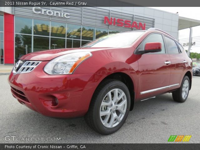 2013 Nissan Rogue SV in Cayenne Red