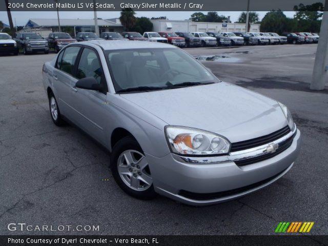2004 Chevrolet Malibu LS V6 Sedan in Galaxy Silver Metallic