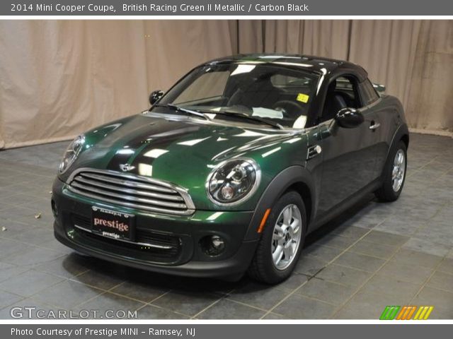 2014 Mini Cooper Coupe in British Racing Green II Metallic