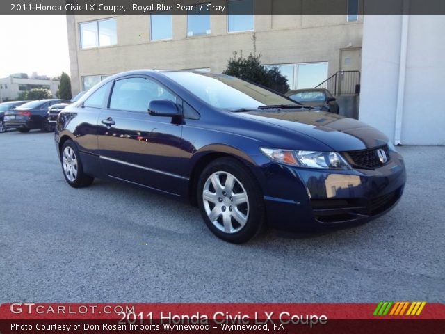 2011 Honda Civic LX Coupe in Royal Blue Pearl