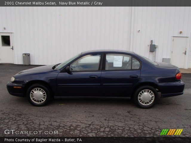 2001 Chevrolet Malibu Sedan in Navy Blue Metallic