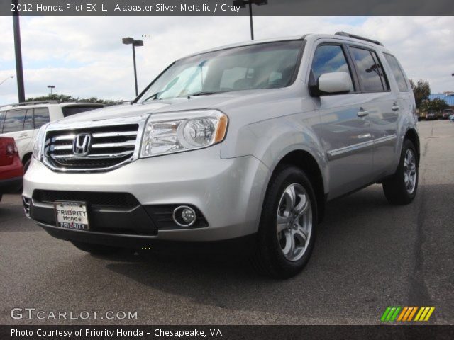 2012 Honda Pilot EX-L in Alabaster Silver Metallic