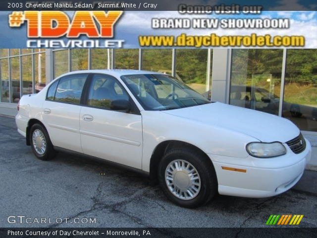 2003 Chevrolet Malibu Sedan in Summit White