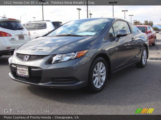 2012 Honda Civic EX-L Coupe in Polished Metal Metallic