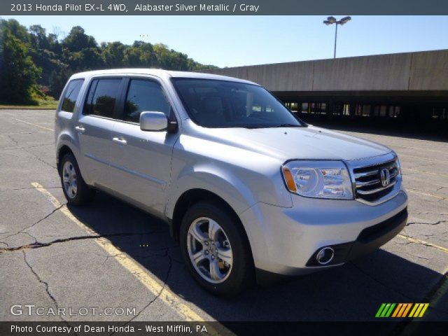 2013 Honda Pilot EX-L 4WD in Alabaster Silver Metallic