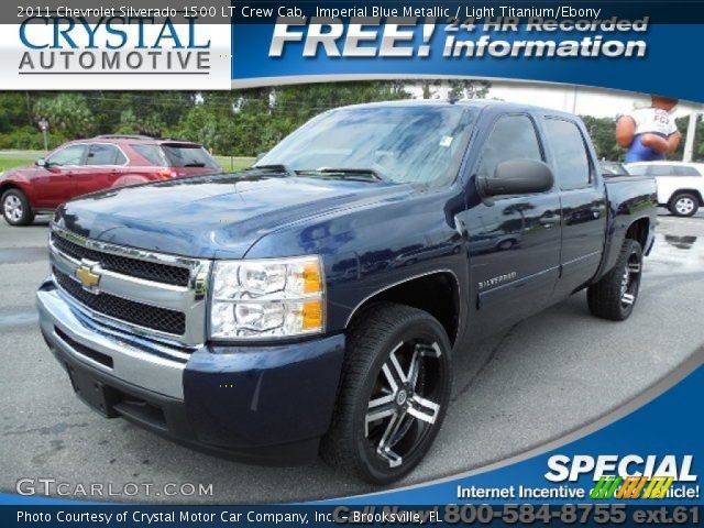 2011 Chevrolet Silverado 1500 LT Crew Cab in Imperial Blue Metallic