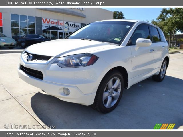 2008 Acura RDX Technology in White Diamond Pearl