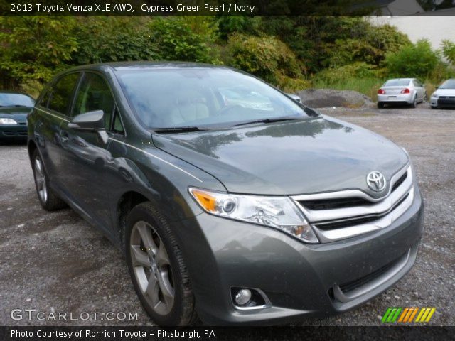 2013 Toyota Venza XLE AWD in Cypress Green Pearl