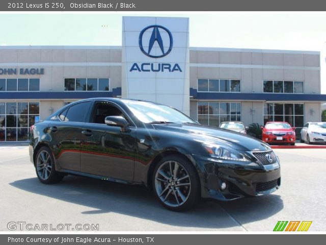 2012 Lexus IS 250 in Obsidian Black