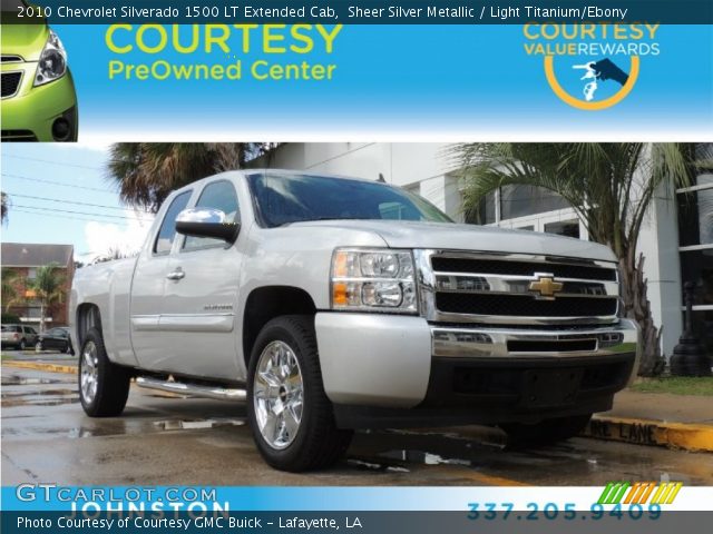 2010 Chevrolet Silverado 1500 LT Extended Cab in Sheer Silver Metallic