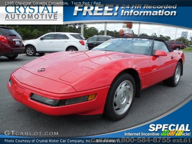 1995 Chevrolet Corvette Convertible in Torch Red