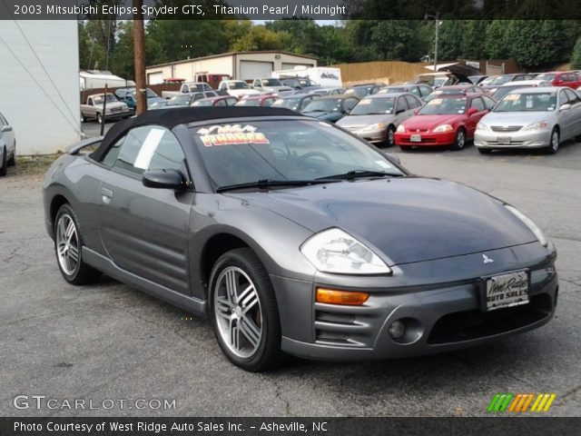 2003 Mitsubishi Eclipse Spyder GTS in Titanium Pearl