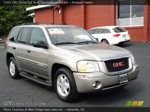 2003 GMC Envoy SLE 4x4 in Sandalwood Metallic