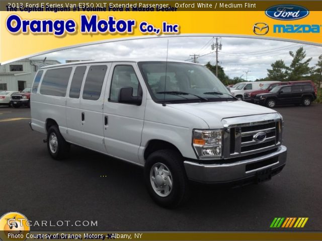 2013 Ford E Series Van E350 XLT Extended Passenger in Oxford White