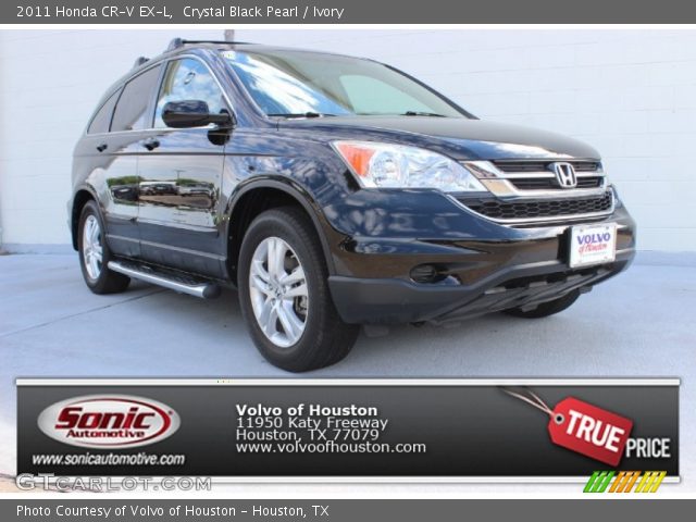 2011 Honda CR-V EX-L in Crystal Black Pearl
