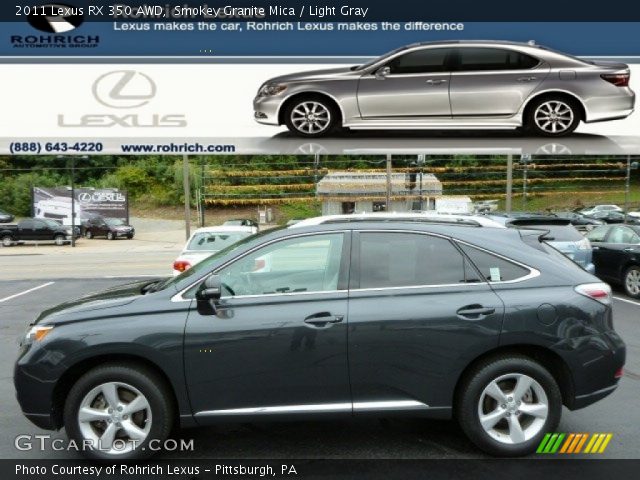 2011 Lexus RX 350 AWD in Smokey Granite Mica