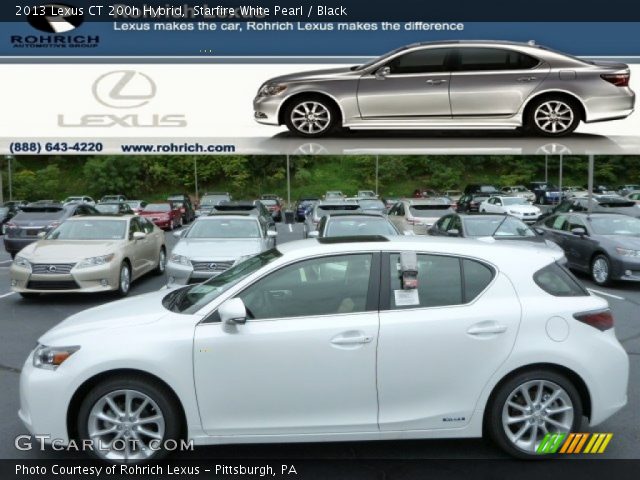 2013 Lexus CT 200h Hybrid in Starfire White Pearl