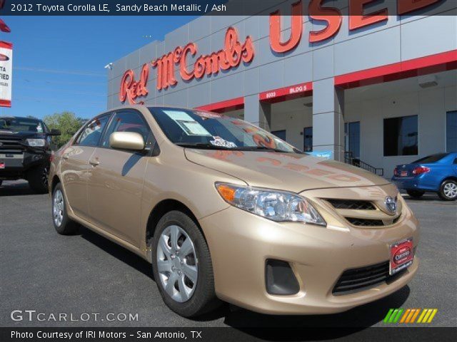 2012 Toyota Corolla LE in Sandy Beach Metallic