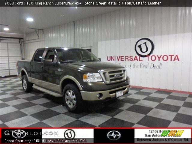 2008 Ford F150 King Ranch SuperCrew 4x4 in Stone Green Metallic