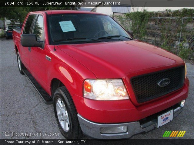2004 Ford F150 XLT SuperCrew in Bright Red
