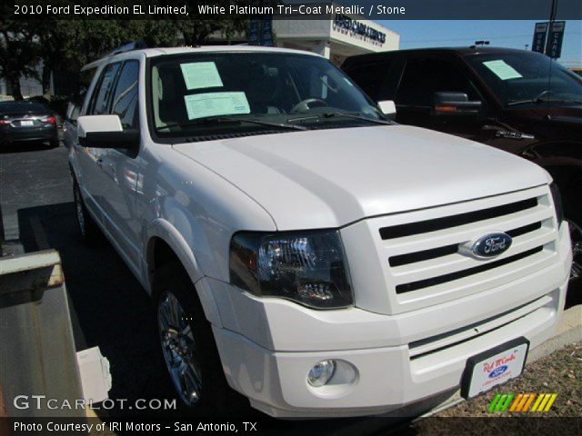 2010 Ford Expedition EL Limited in White Platinum Tri-Coat Metallic