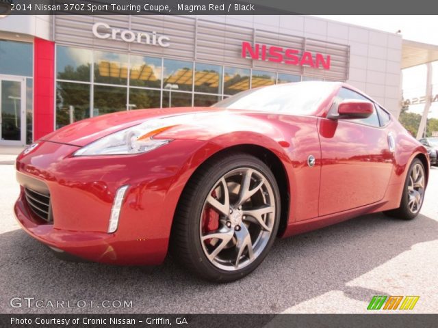 2014 Nissan 370Z Sport Touring Coupe in Magma Red