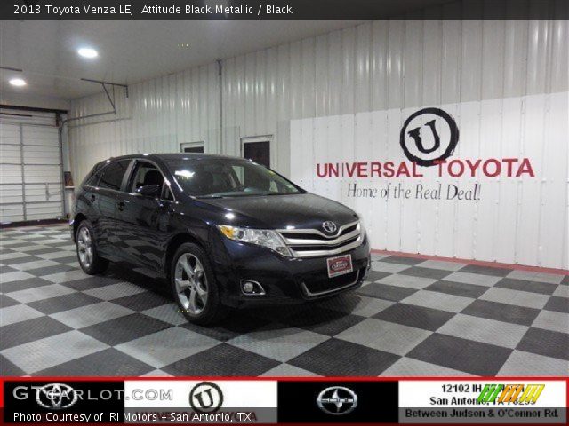 2013 Toyota Venza LE in Attitude Black Metallic