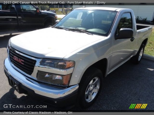 2012 GMC Canyon Work Truck Regular Cab in Pure Silver Metallic