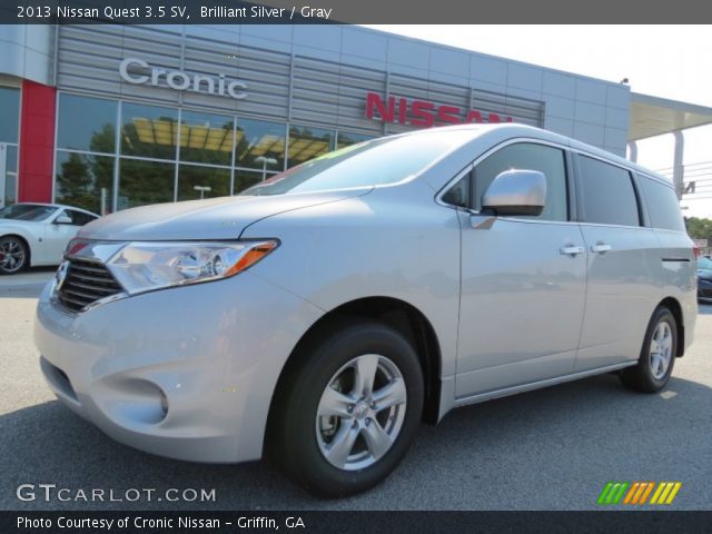 2013 Nissan Quest 3.5 SV in Brilliant Silver