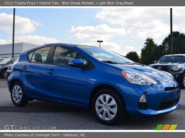 2012 Toyota Prius c Hybrid Two in Blue Streak Metallic