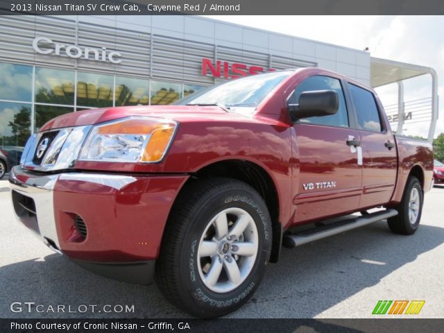 2013 Nissan Titan SV Crew Cab in Cayenne Red