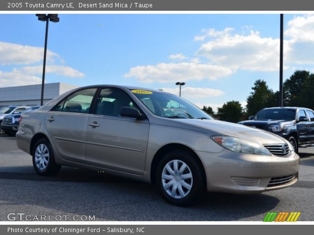 2005 Toyota Camry LE in Desert Sand Mica