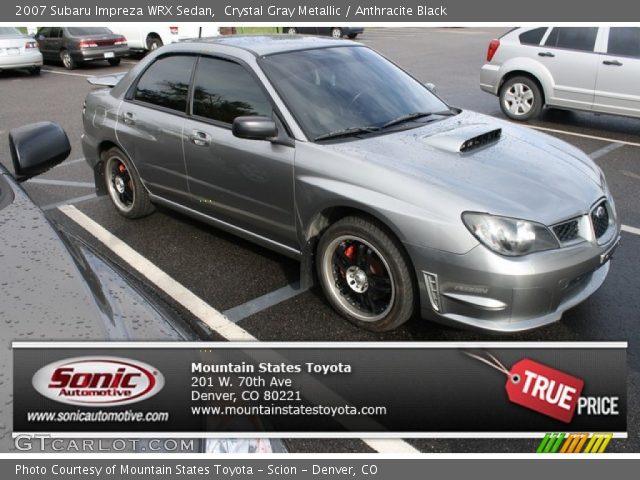 2007 Subaru Impreza WRX Sedan in Crystal Gray Metallic
