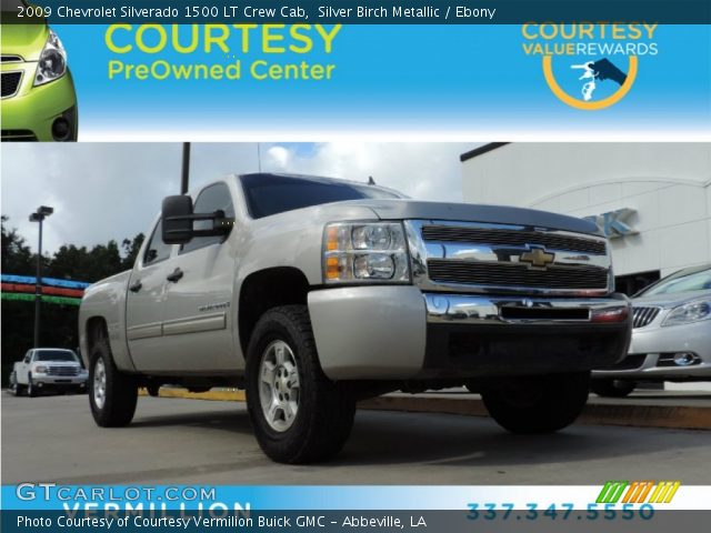 2009 Chevrolet Silverado 1500 LT Crew Cab in Silver Birch Metallic