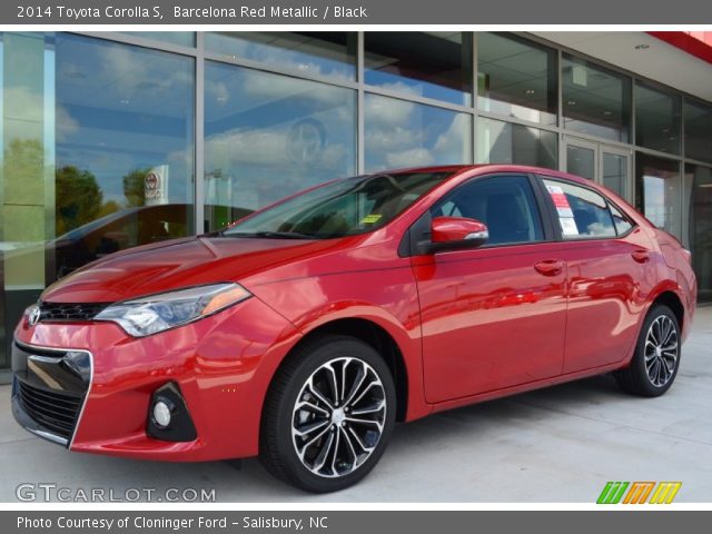 2014 Toyota Corolla S in Barcelona Red Metallic