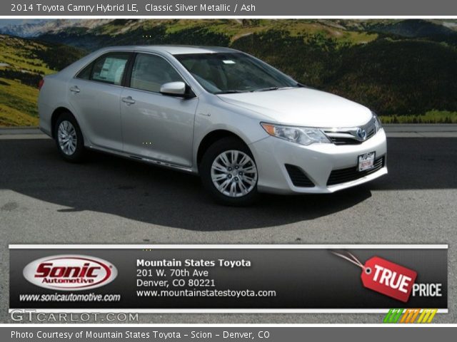 2014 Toyota Camry Hybrid LE in Classic Silver Metallic